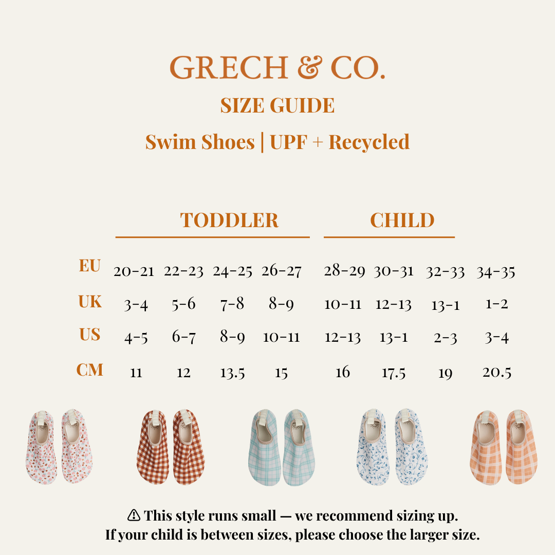 Swim Shoes - Buckwheat Plaid