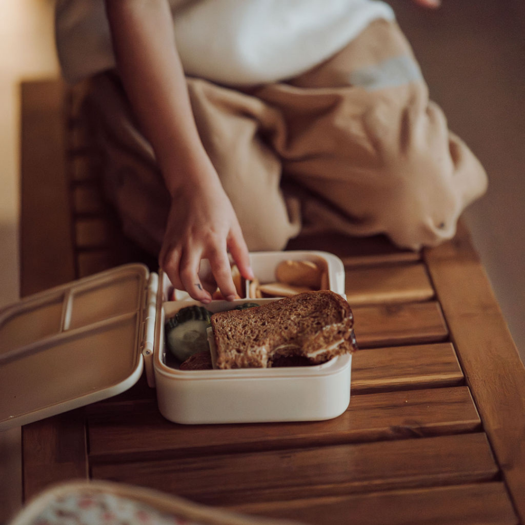 3 Compartment Leakproof Lunchbox | Sunset Meadow