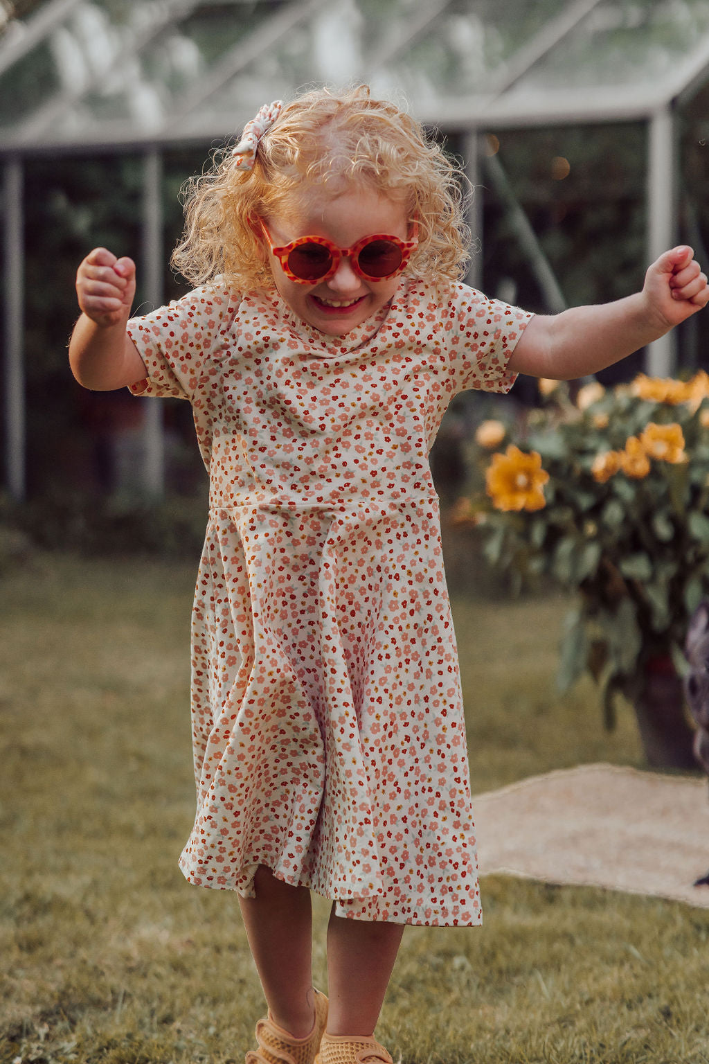 Sweetheart Twirl Dress | Organic Cotton Jersey | Lille Cottage Club