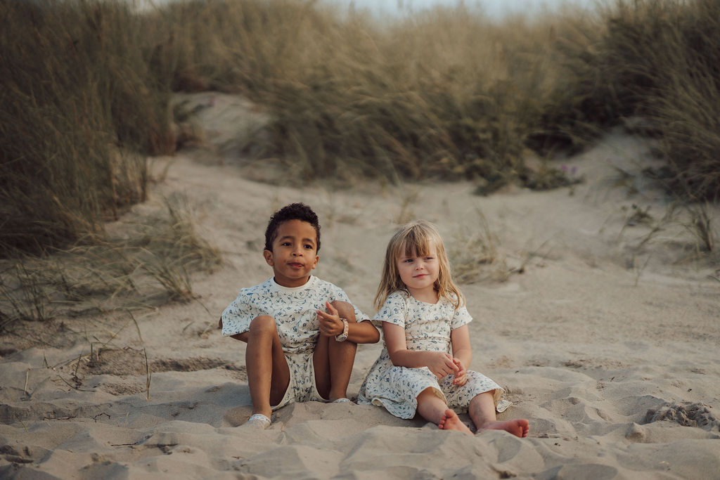 Retro Shorts | Organic Cotton Terry - Scandi Floral