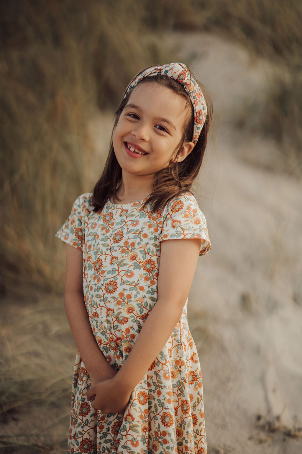 Sweetheart Twirl Dress | Organic Cotton Jersey - In Bloom