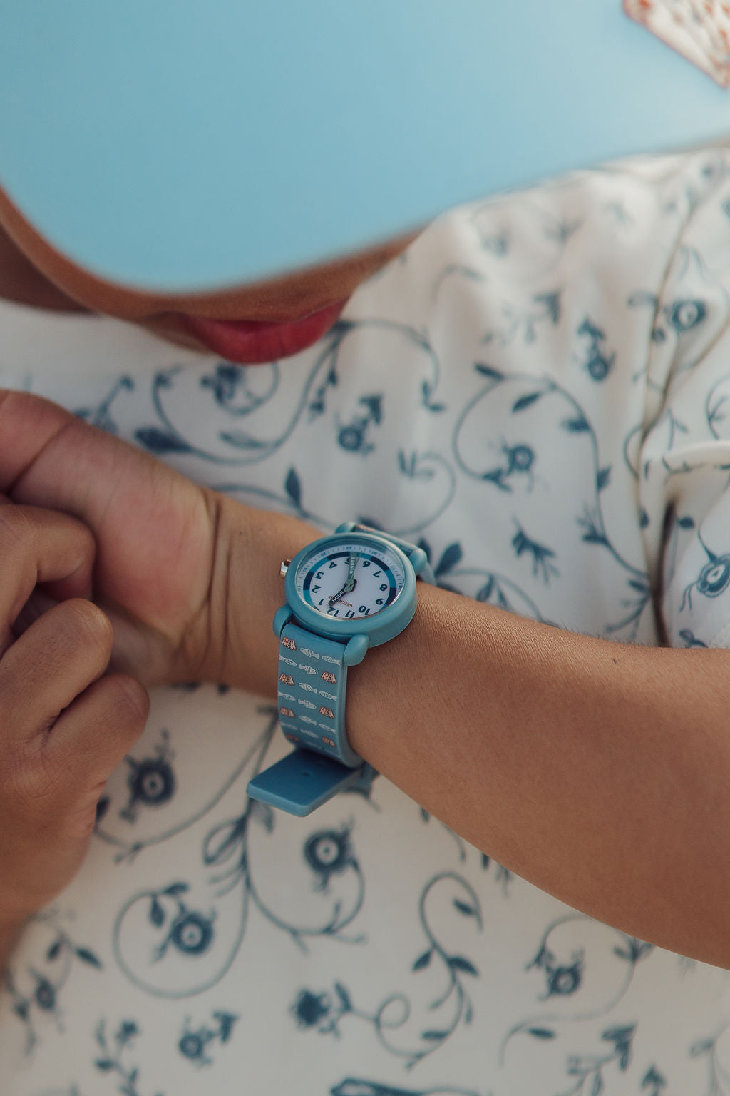 Classic Watch | Silicone + Stainless Steel | Go Fish