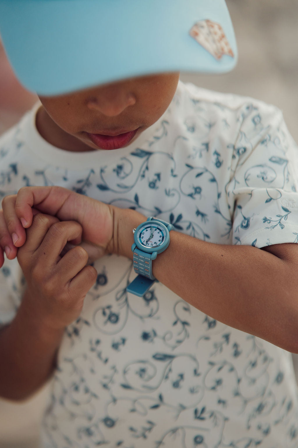 Classic Watch | Silicone + Stainless Steel | Go Fish
