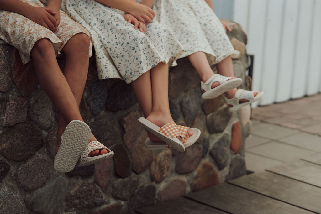 Slide Sandal | Sienna Gingham