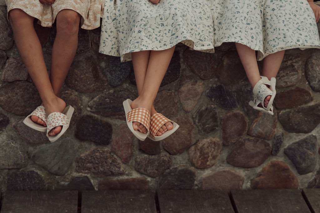 Slide Sandal | Sienna Gingham