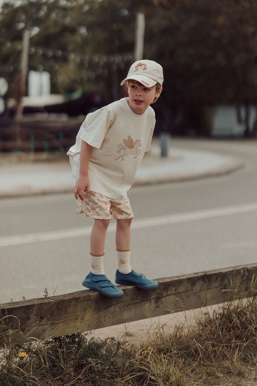 Play Shorts | Organic Cotton Terry - Pegasus