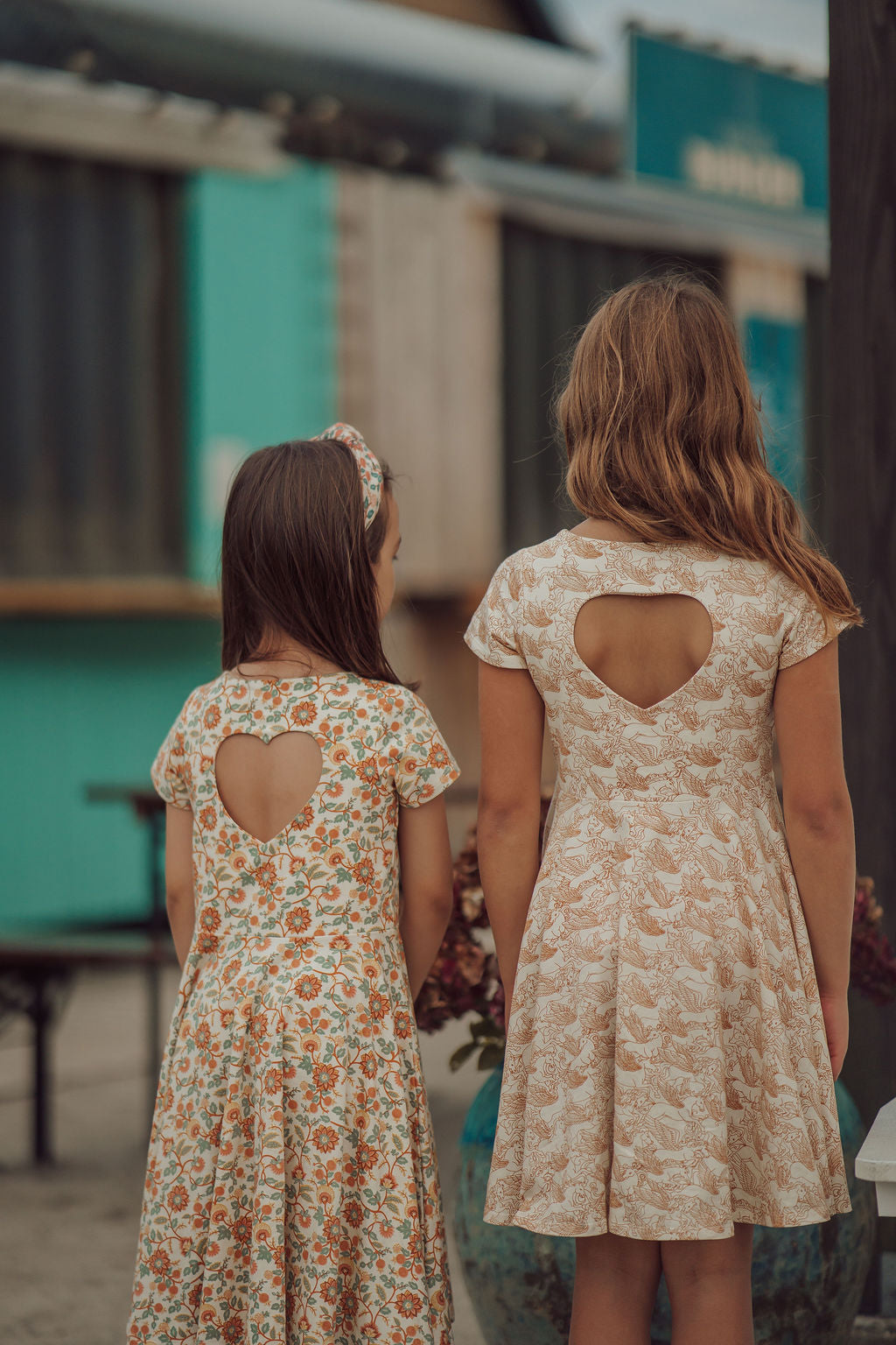 Sweetheart Twirl Dress | Organic Cotton Jersey - Pegasus