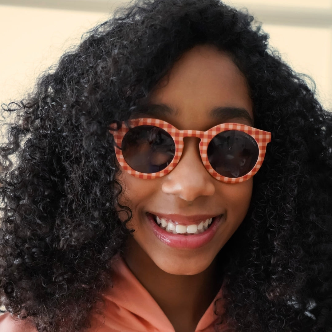 CLASSIC: BENDABLE & POLARIZED SUNGLASSES | SUNSET GINGHAM