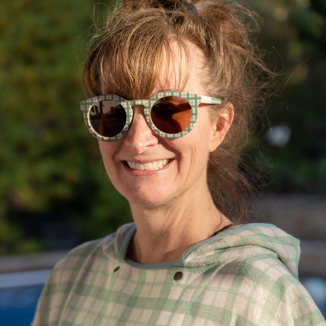 CLASSIC: BENDABLE & POLARIZED SUNGLASSES | FERN PLAID