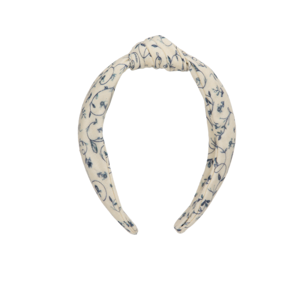 Classic Knot Headband | Organic Cotton | Scandi Floral