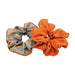 GRECH & CO. Hair Scrunchie Set of 2 Hair accessories Checks  Laguna + Wheat
