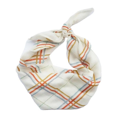 GRECH & CO. Head Scarf Hair accessories Plaid Pattern