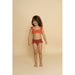 GRECH & CO. High Waist Bikini | UPF 50+ Swimsuit Recycled Clothing Melon, Sienna