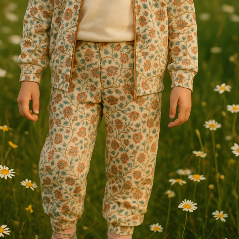 Tracksuit Pants | Organic Cotton Jersey  - In Bloom