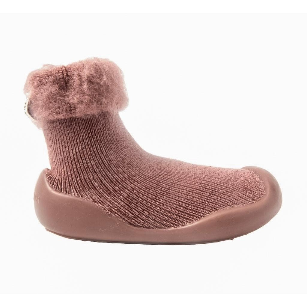 GRECH & CO. Indoor Shoe Slippers Socks Heather Rose