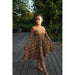GRECH & CO. Long Sleeve Twirl Dress Clothing Storm Plaid