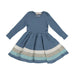 GRECH & CO. Long Sleeve Twirl Dress | Ombre Clothing Desert Teal Ombre