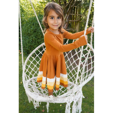 GRECH & CO. Long Sleeve Twirl Dress | Ombre Clothing Sienna Ombre