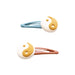 GRECH & CO. Minimalist Snap Clips Set of 2 Hair clips Ying Yang