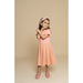 GRECH & CO. Open Heart Twirl Dress | GOTS Clothing Blush Bloom, Coral Rouge