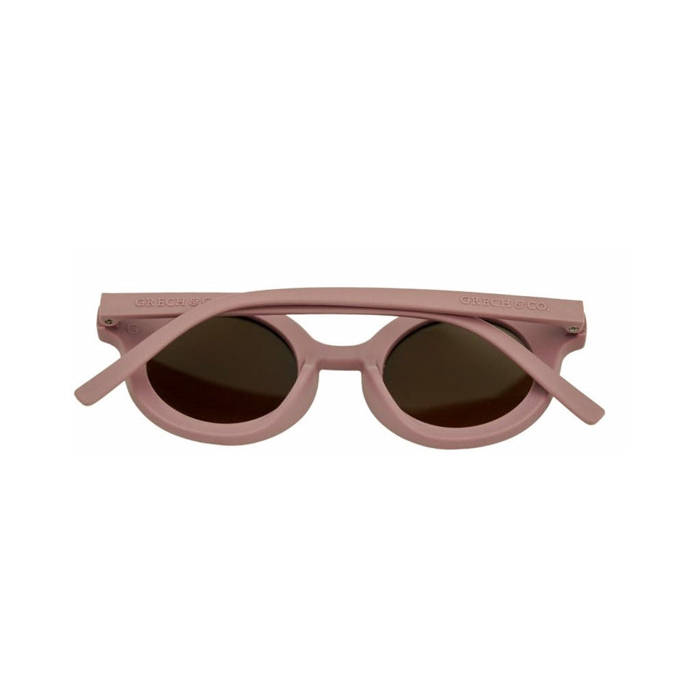 GRECH & CO. Original Round | Eco Bendable Polarized Sunglasses Sunglasses Mauve Rose