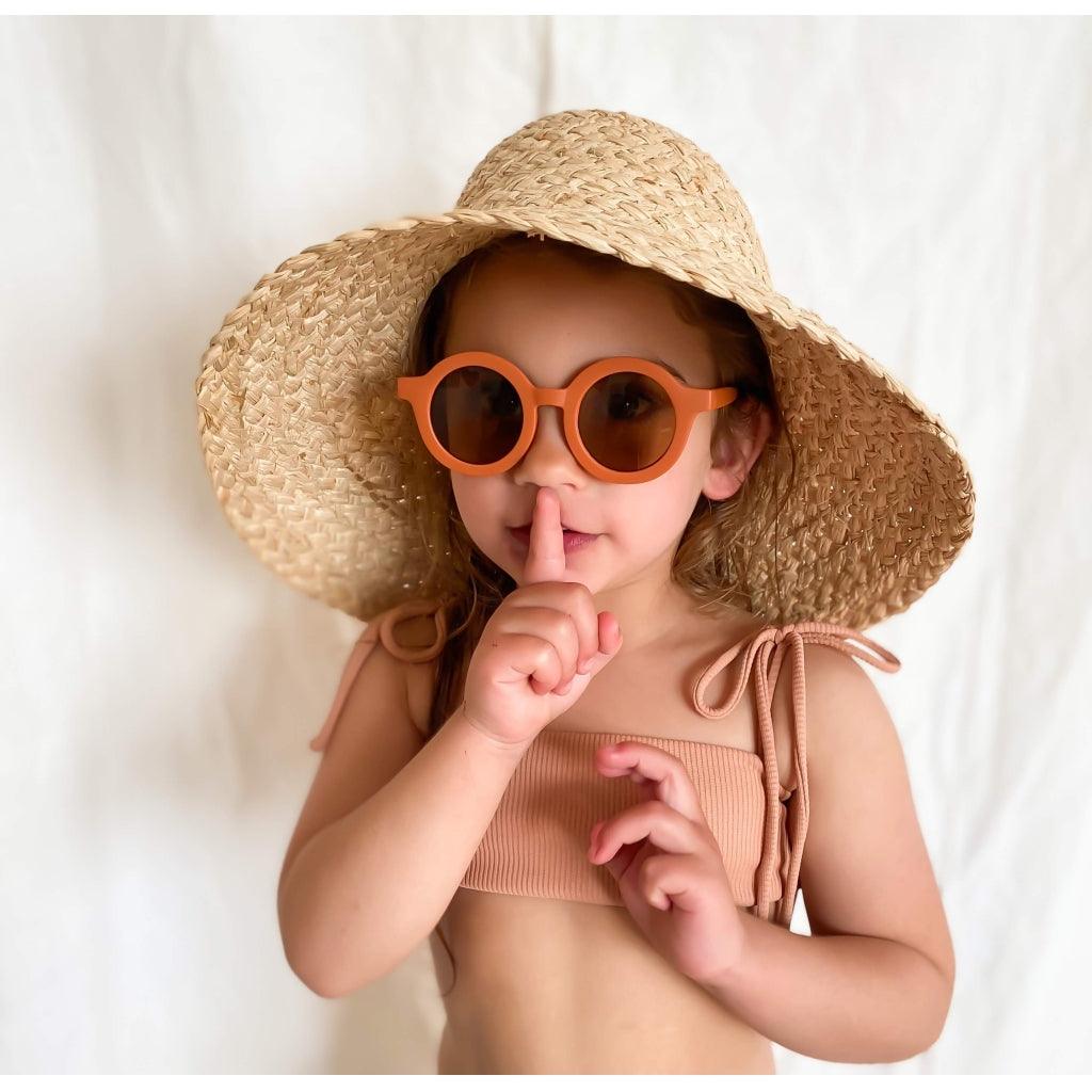 Original Round Sustainable Sunglasses - Rust