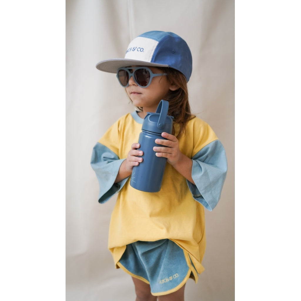 GRECH & CO. Oversized T-Shirt | GOTS Clothing Mellow Yellow, Sky Blue