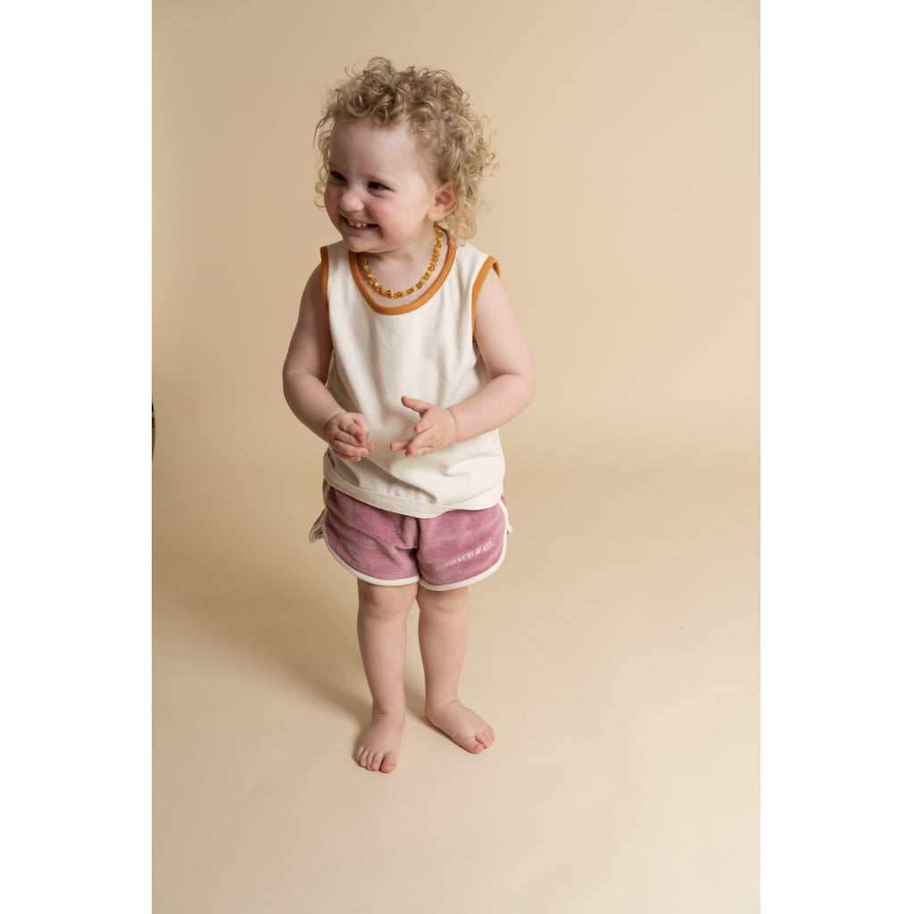 GRECH & CO. Oversized Tank Top | GOTS Clothing Creamy White,Sienna