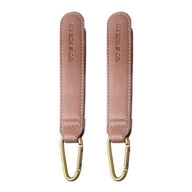 GRECH & CO. PU Stroller Strap set of 2 Baby Essentials Heather Rose