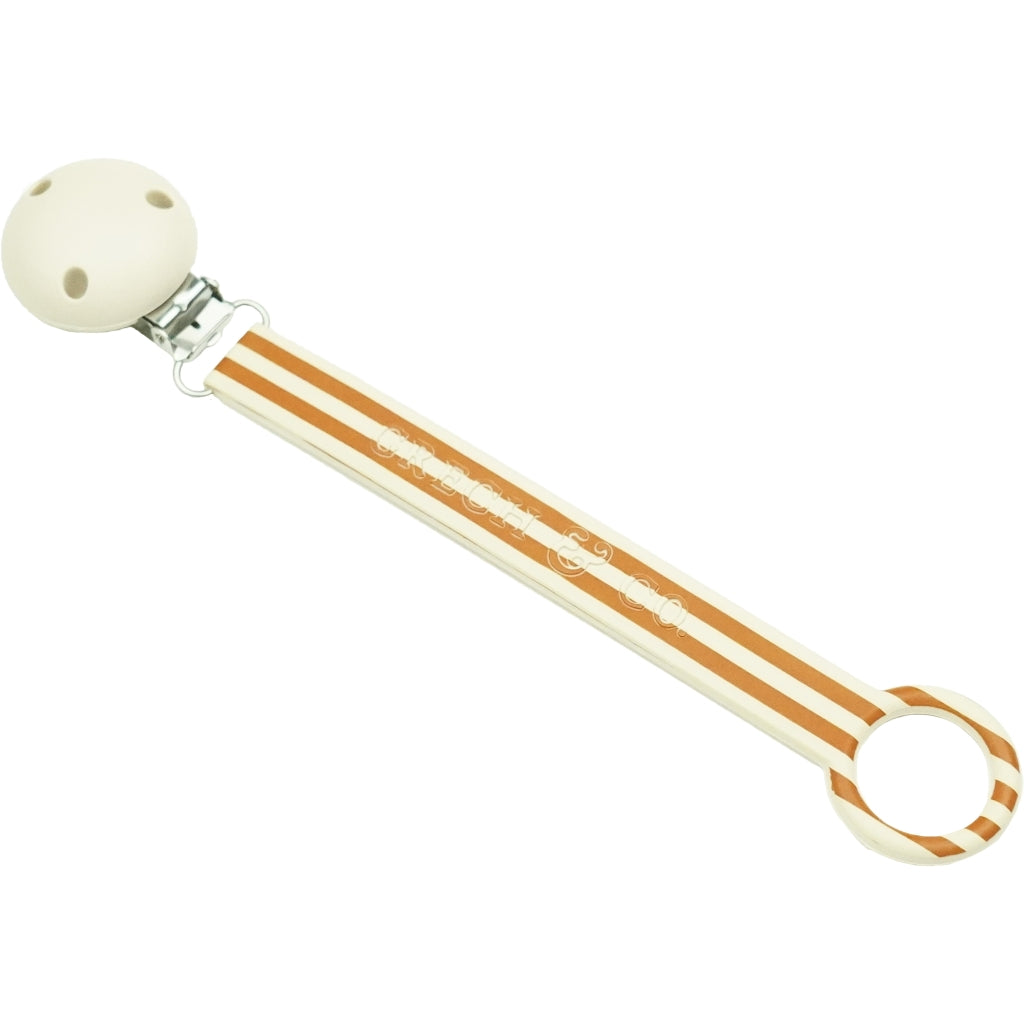 GRECH & CO. Pacifier Clip - Pattern Pacifier clips Stripes Atlas + Tierra