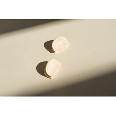 GRECH & CO. Rainbow + Sun | Hair Claw Set of 2 Hair clips Creamy White