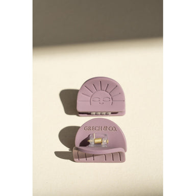GRECH & CO. Rainbow + Sun | Hair Claw Set of 2 Hair clips Mauve Rose