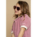 GRECH & CO. Retro Collared Shirt | GOTS Clothing Mauve Rose