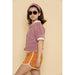 GRECH & CO. Retro Collared Shirt | GOTS Clothing Mauve Rose