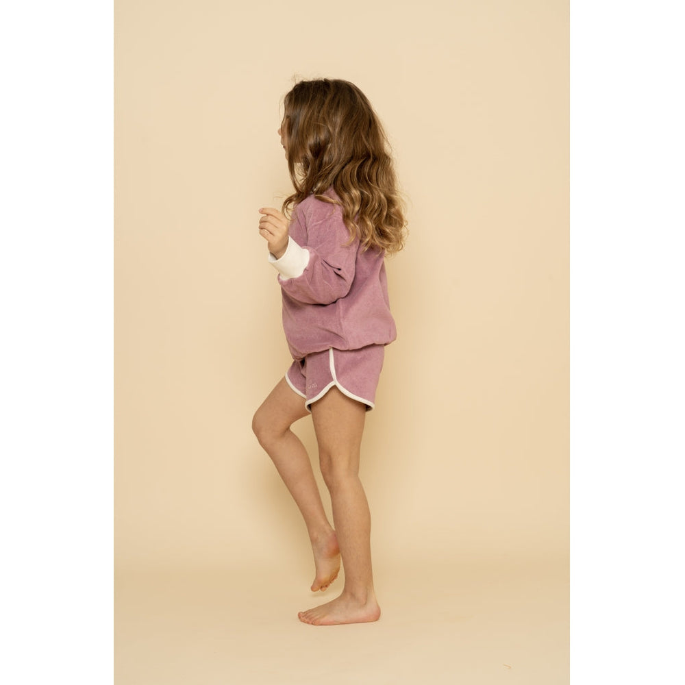 GRECH & CO. Retro Shorts | GOTS Clothing Mauve Rose