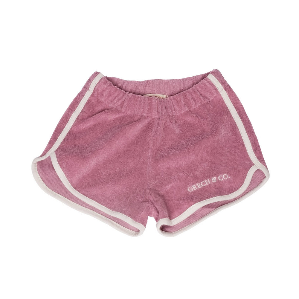 GRECH & CO. Retro Shorts | GOTS Clothing Mauve Rose