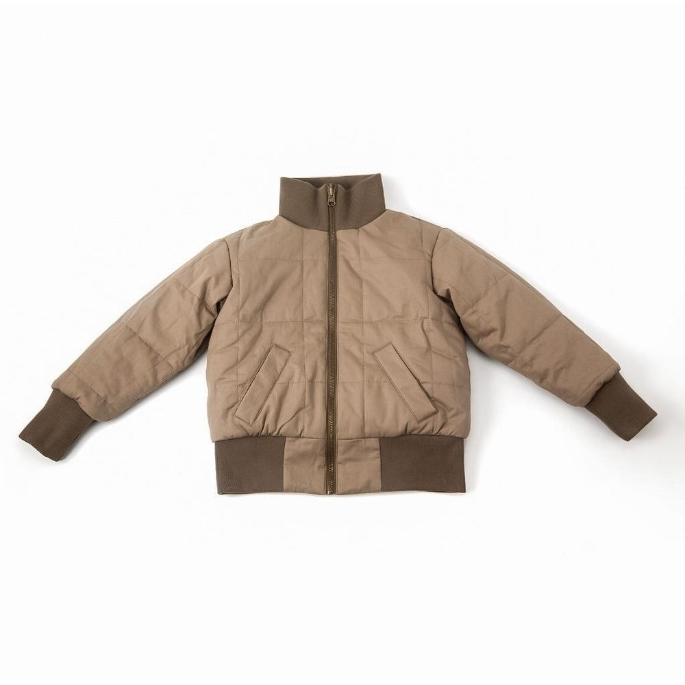 GRECH & CO. Reversible Bomber Jacket Clothing Fog + Storm Plaid
