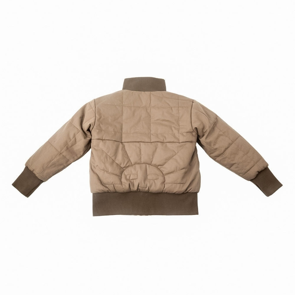 GRECH & CO. Reversible Bomber Jacket Clothing Fog + Storm Plaid