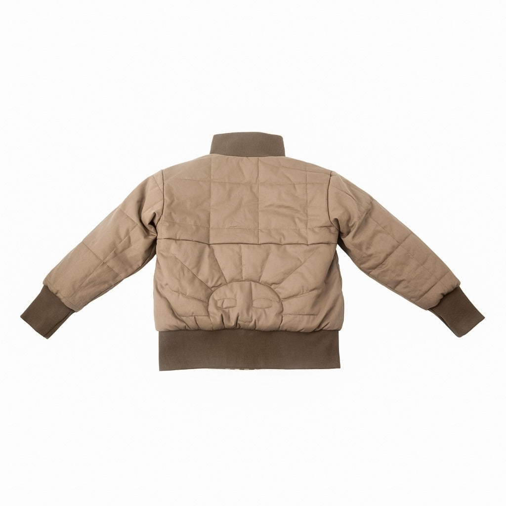 GRECH & CO. Reversible Bomber Jacket Clothing Fog + Storm Plaid