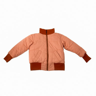 GRECH & CO. Reversible Bomber Jacket Clothing Sunset + Sunset Gingham