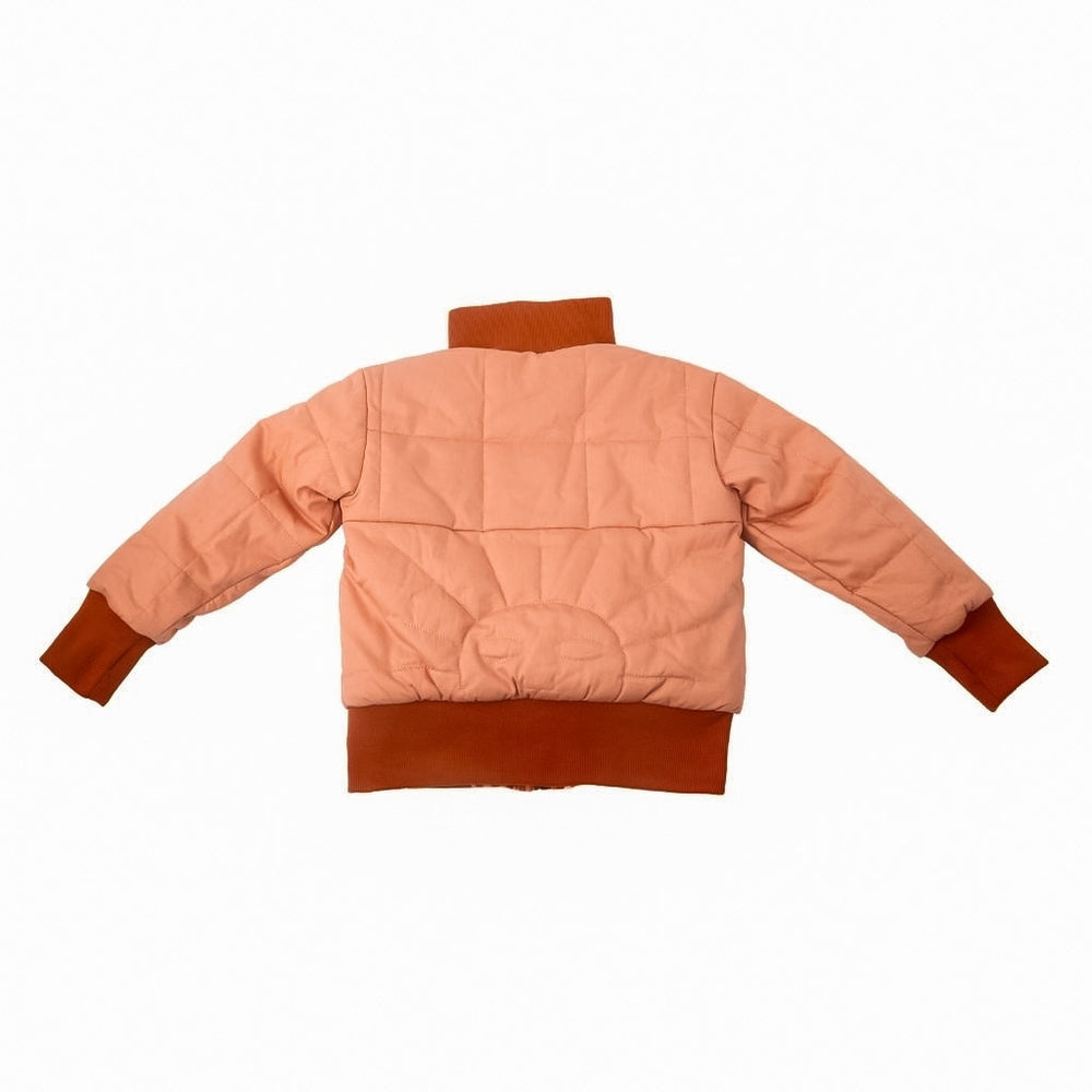 GRECH & CO. Reversible Bomber Jacket Clothing Sunset + Sunset Gingham