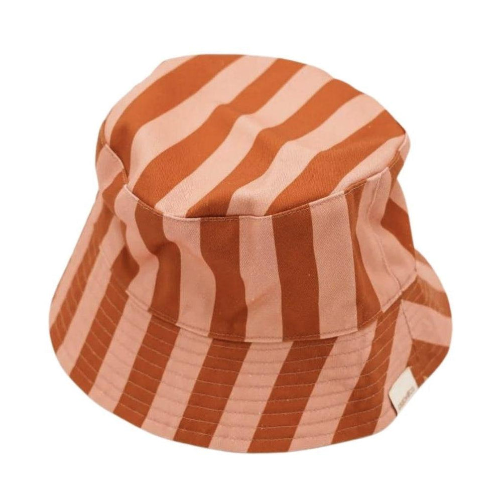 GRECH & CO. Reversible Bucket Hat Hats Stripes Sunset + Tierra
