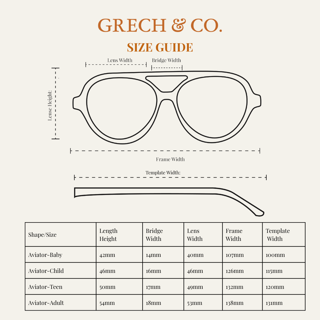 Aviator | Polarized Sunglasses | Baby | 0-2 Y | Desert Teal