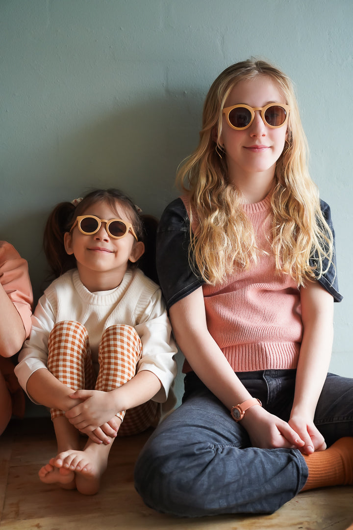Classic | Sustainable Sunglasses | Plant-Based Bendable Polarized - Buckwheat