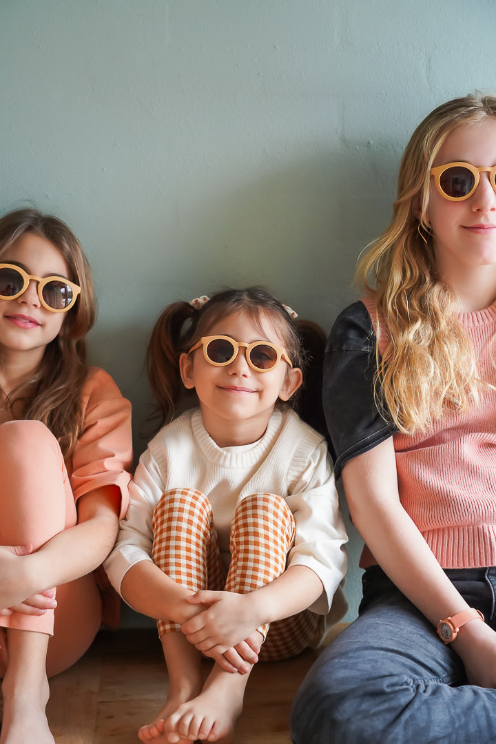 Classic | Sustainable Sunglasses | Plant-Based Bendable Polarized - Buckwheat