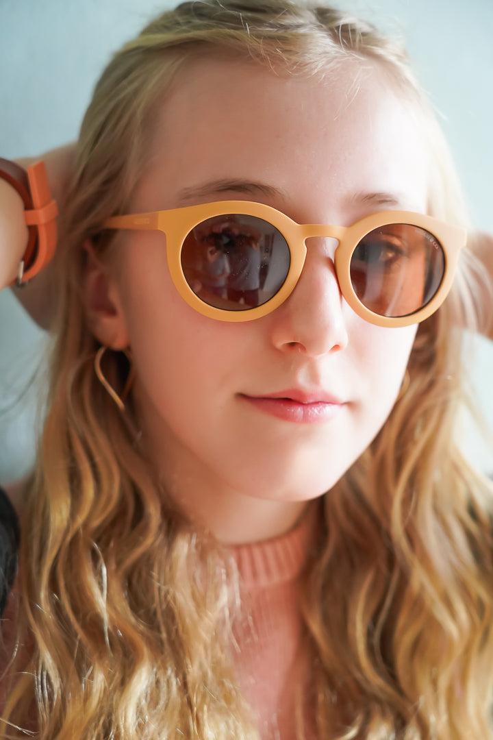 Classic | Sustainable Sunglasses | Plant-Based Bendable Polarized - Adult | 15+ Y | Buckwheat