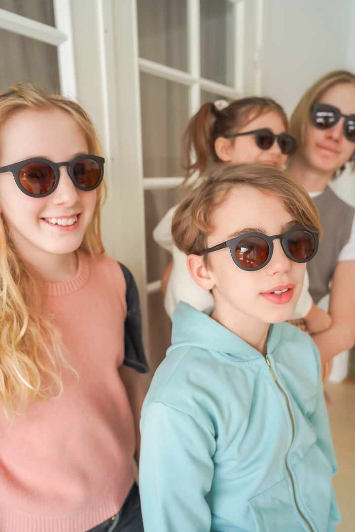 Classic | Sustainable Sunglasses | Plant-Based Bendable Polarized - Adult | 15+ Y | Black