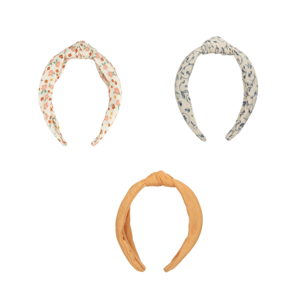 Classic Knot Headband | Organic Cotton | Scandi Floral
