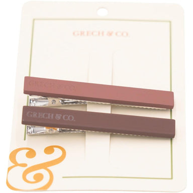 GRECH & CO. Set of 2 - 2 Toned Hair Clips Hair clips Mallow