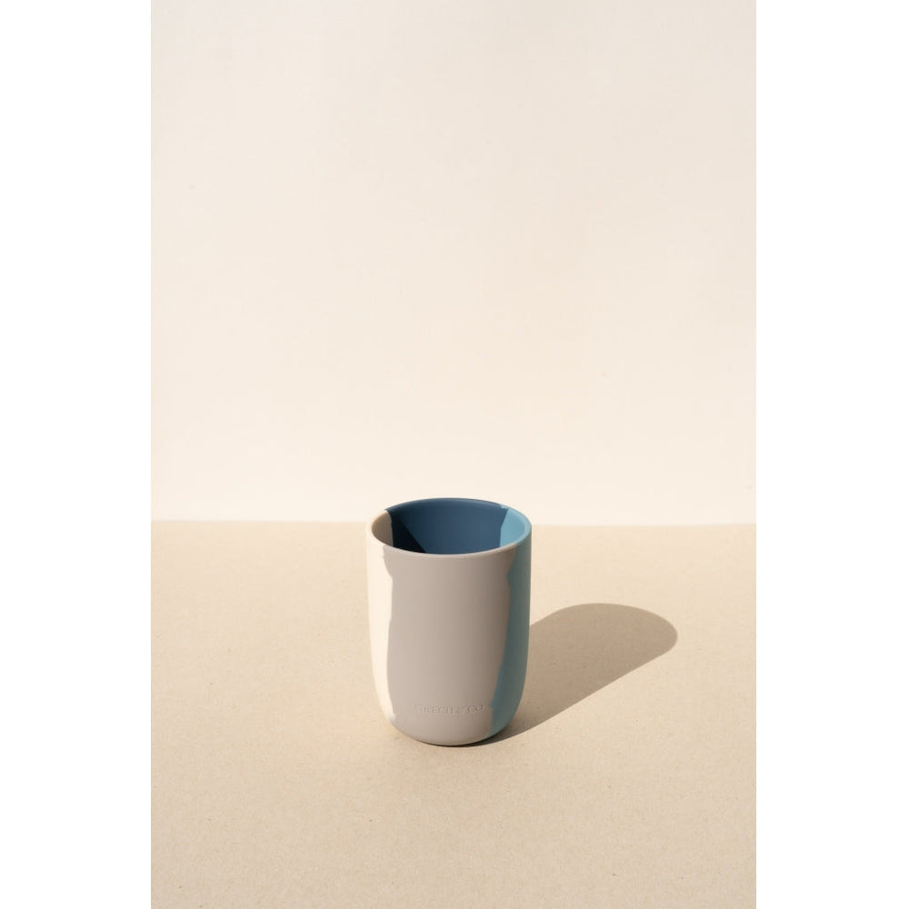 GRECH & CO. Silicone Cup Set of 2 | Color Splash Collection Tableware Desert Teal Ombre